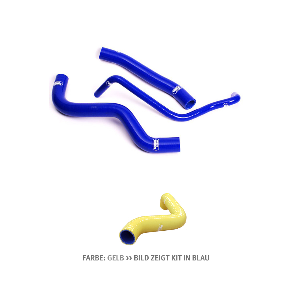 SAMCO SPORT Siliconschlauch Kit gelb für Honda CB600F Hornet Modelljahr 1998-2006