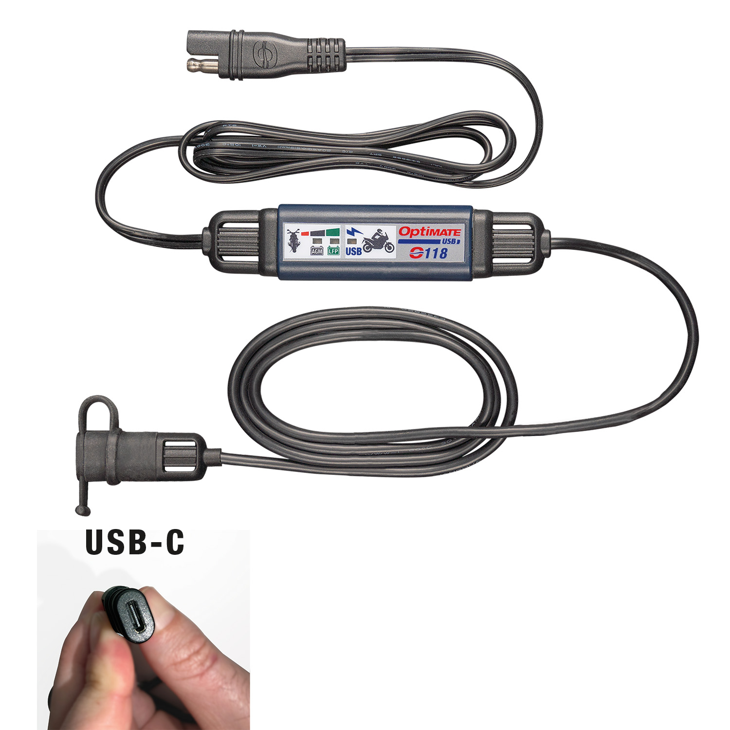 O-118 OPTIMATE  USB-C Lader SAE