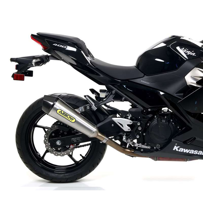 ARROW X-KONE Auspuff für Kawasaki Ninja 400 18- Edelstahl