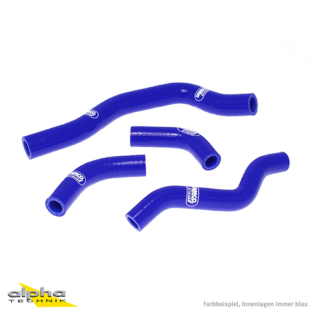 SAMCO SPORT Siliconschlauch Kit blau für Honda CRF450X Modelljahr 2005-2016