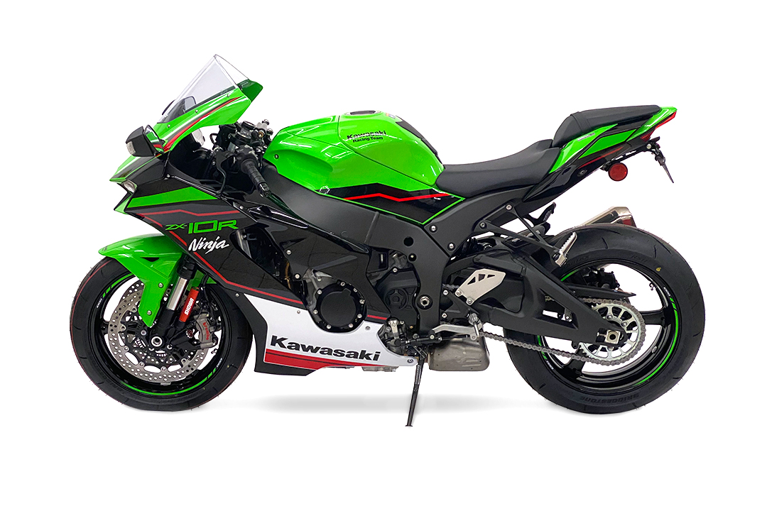alpha Technik Kennzeichenhalter Edelstahl für Kawasaki Ninja ZX-10R ab Modelljahr 2022-
