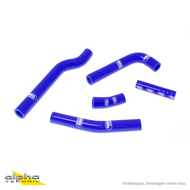 SAMCO SPORT Siliconschlauch Kit blau für Yamaha WR450F Modelljahr 2003-2006