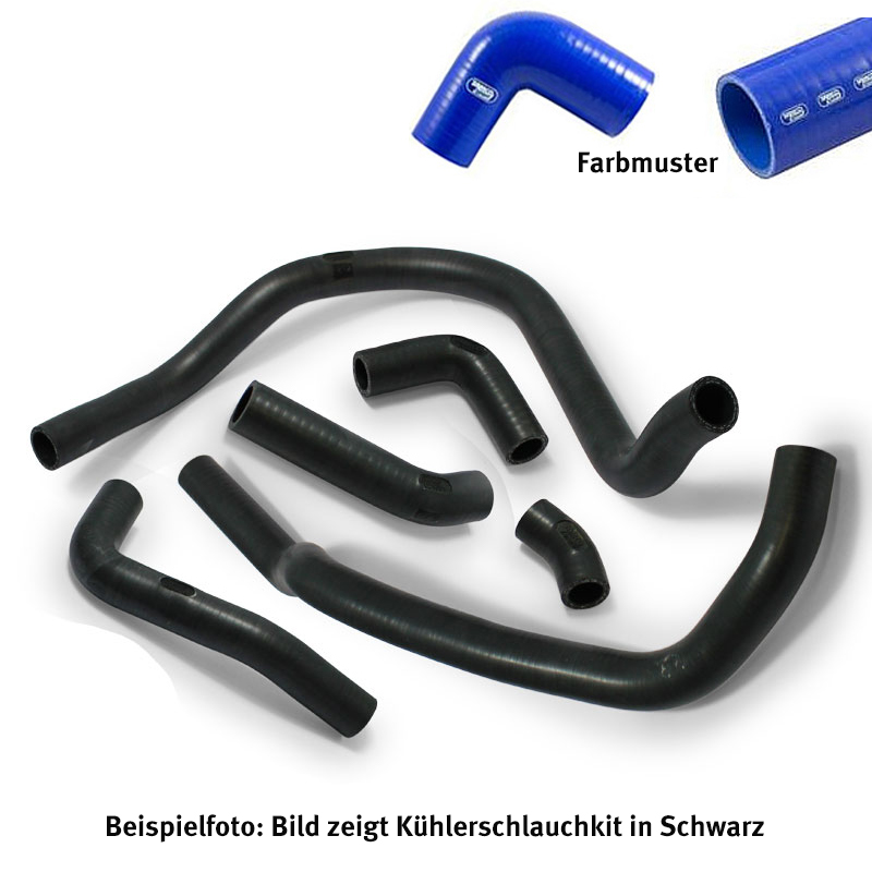 SAMCO SPORT Siliconschlauch Kit blau für Honda VF1000RF RG Modelljahr 1985-1986