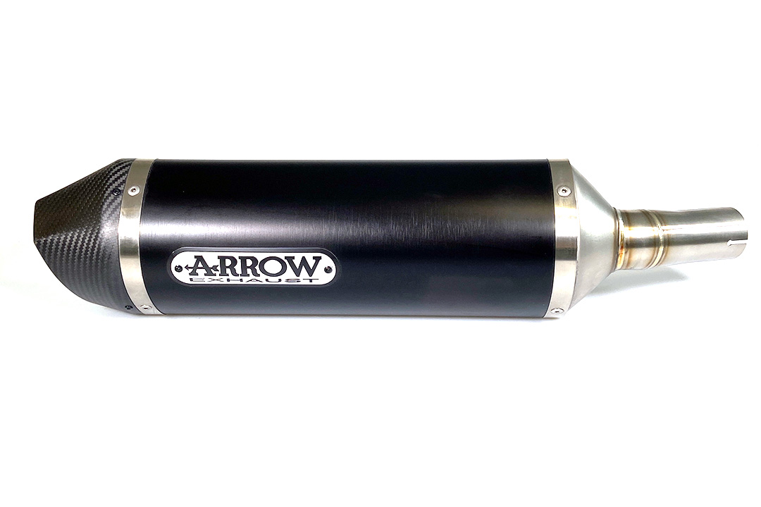 ARROW Auspuff RACE TECH für Kawasaki Ninja 400 / Z400 2018- aus Aluminium, schwarz