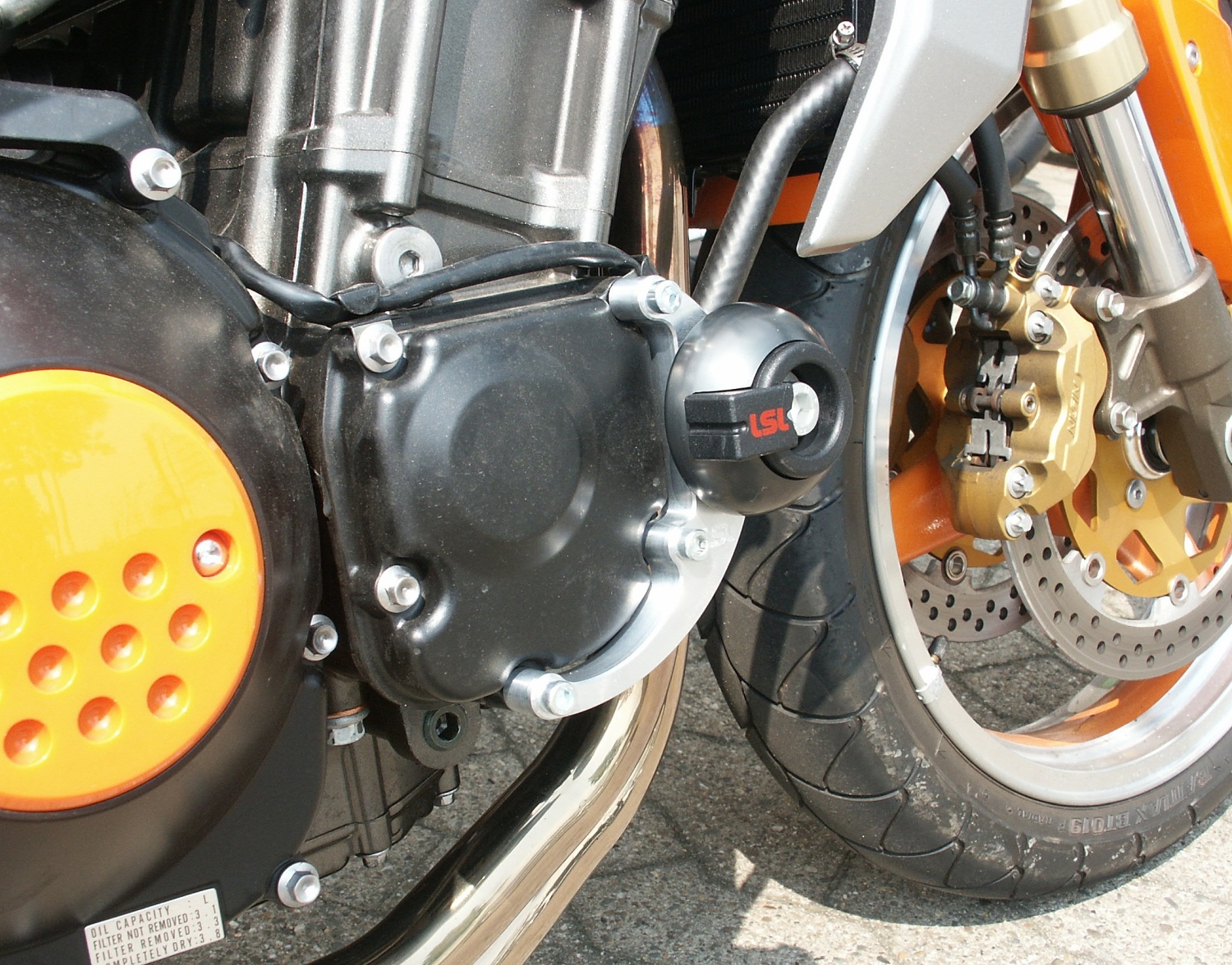 LSL Crash Pad Befestigungskit für Kawasaki Z750  2004-2006, Z1000,  2003-2006