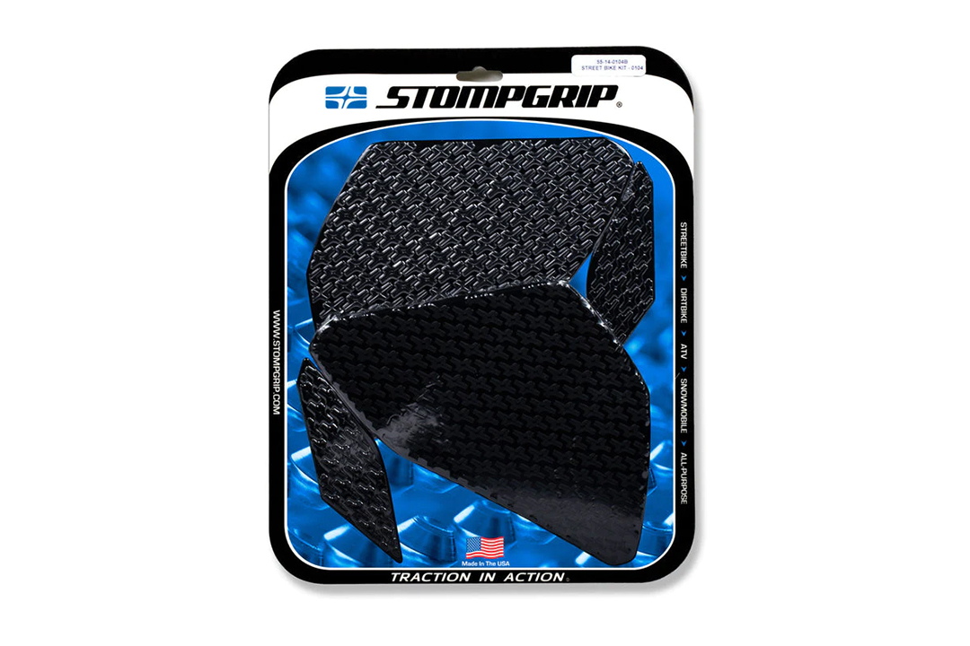 Stompgrip schwarz, Icon, für Yamaha YZF-R3, YZF-R25, 2015-2018