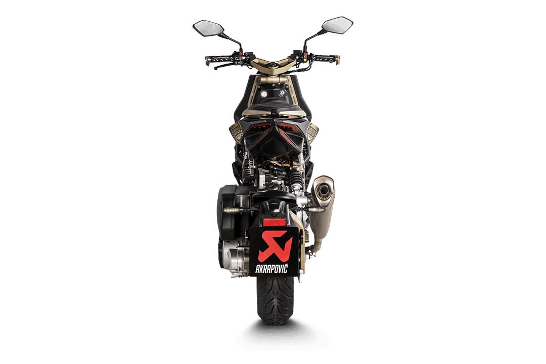 Akrapovic Slip-On Line (Titanium) Auspuffanlage für Italjet Dragster 125 / 200 ab Modelljahr 2021-