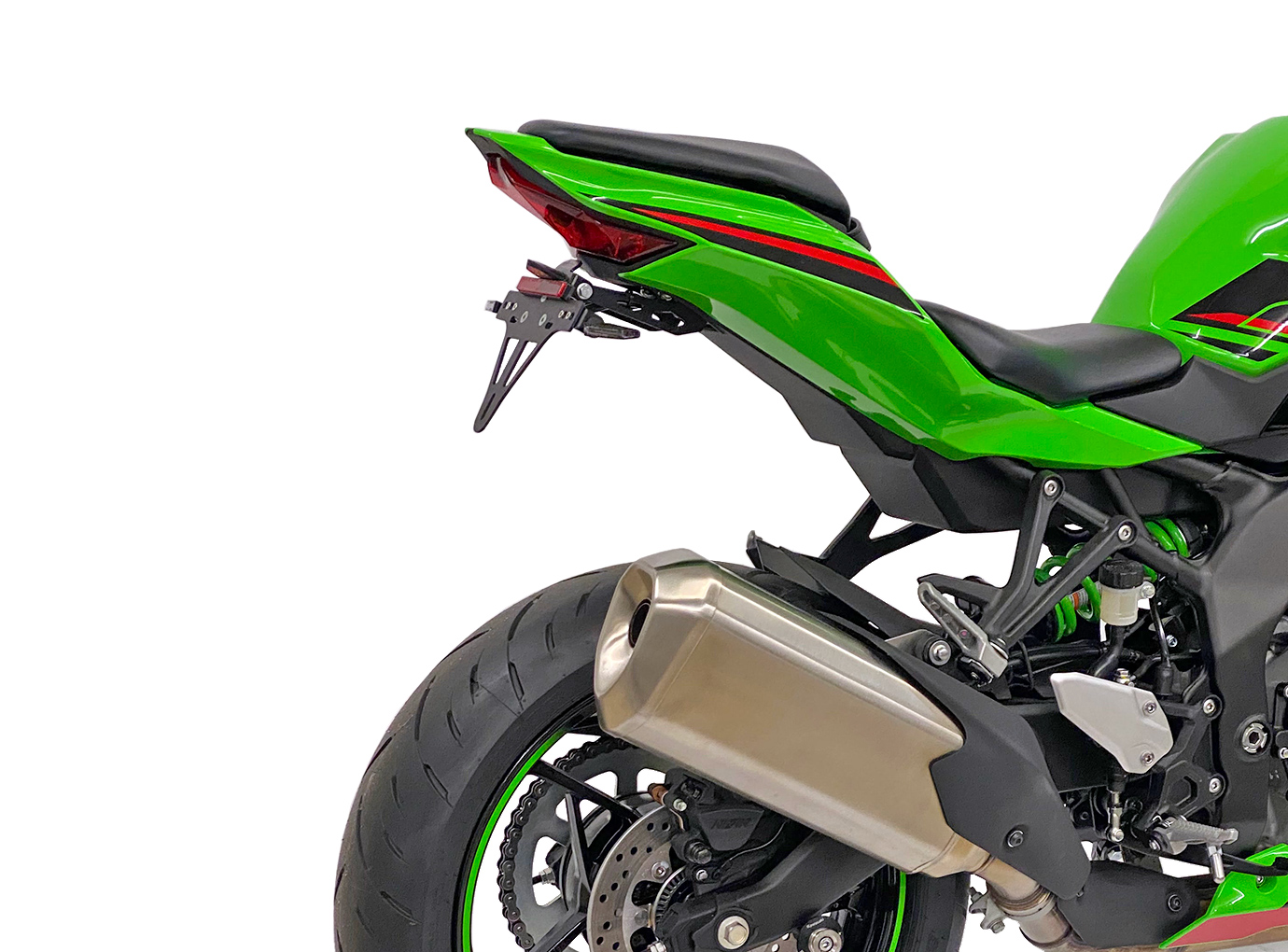 alpha Technik Kennzeichenhalter für Kawasaki Ninja ZX4-R / ZX-4RR, Modelljahr 2024- 