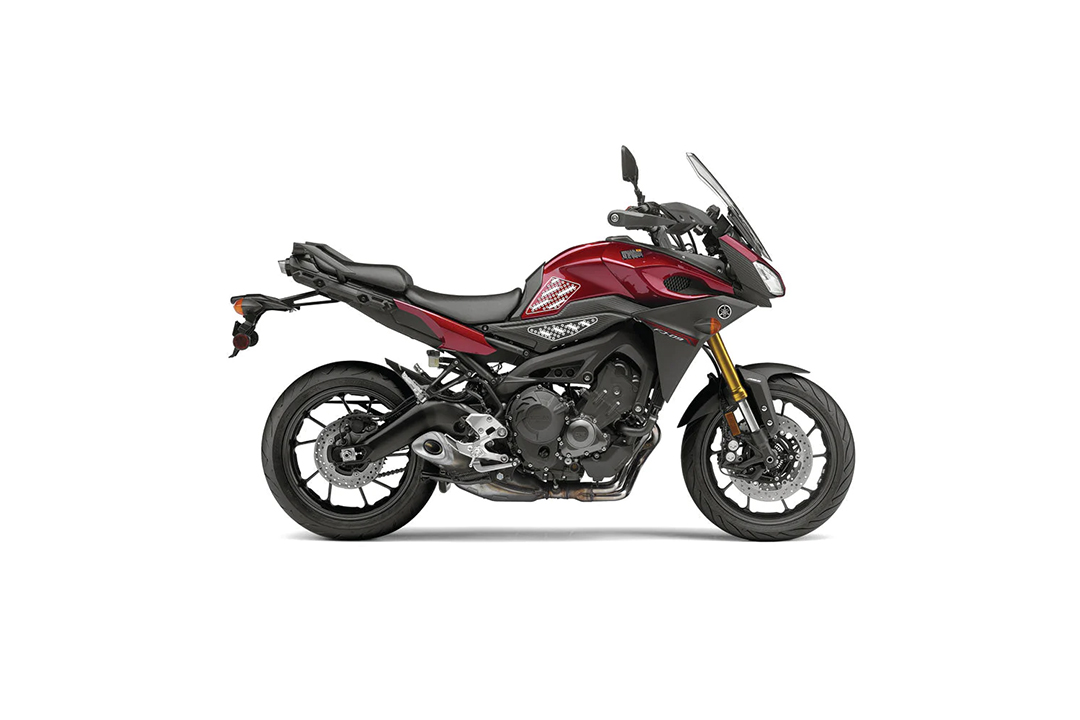 Stompgrip schwarz, Icon, für Yamaha, MT09 Tracer, 2015-