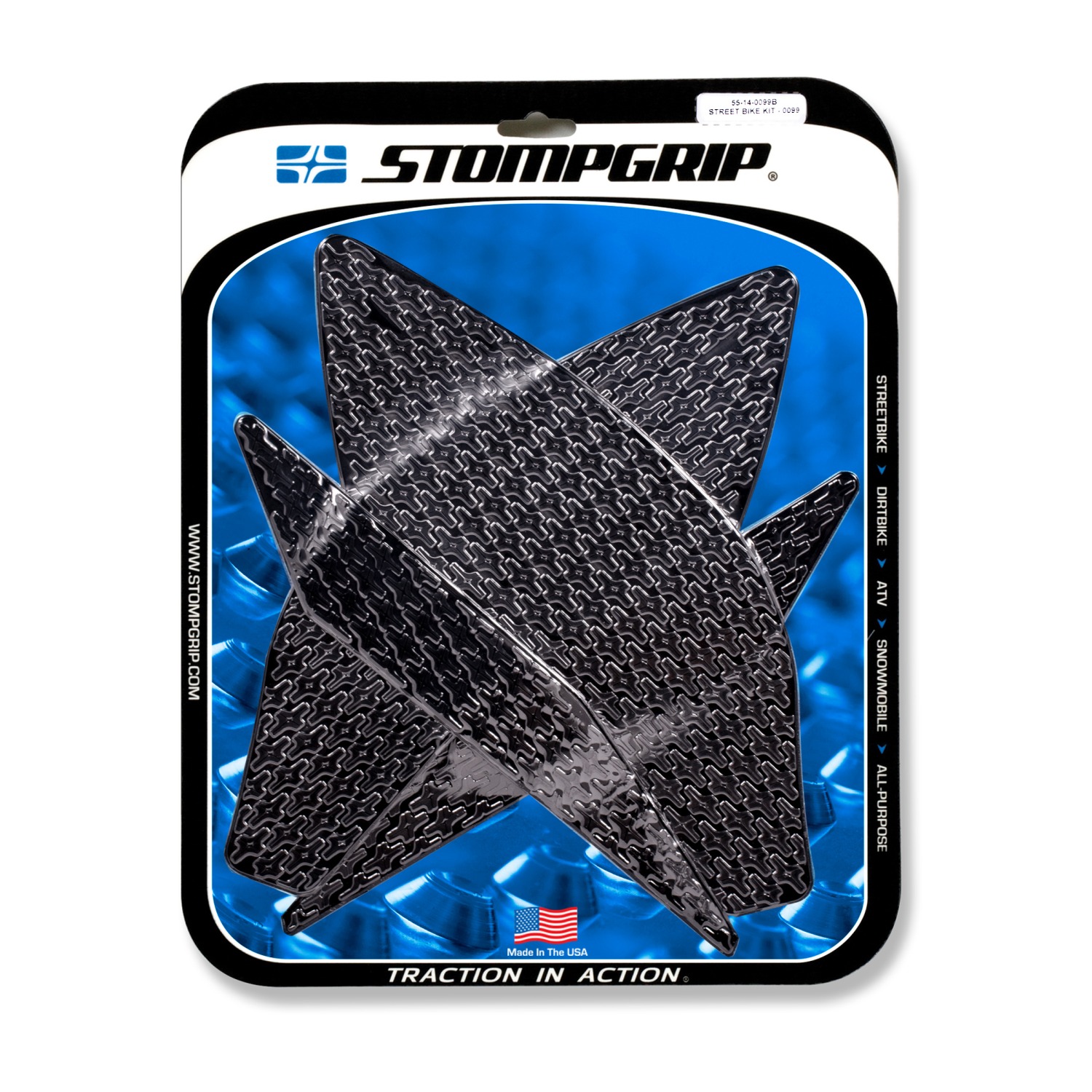 Stompgrip Traction Pads schwarz, für Yamaha YZF-R1 / M, 2015-22