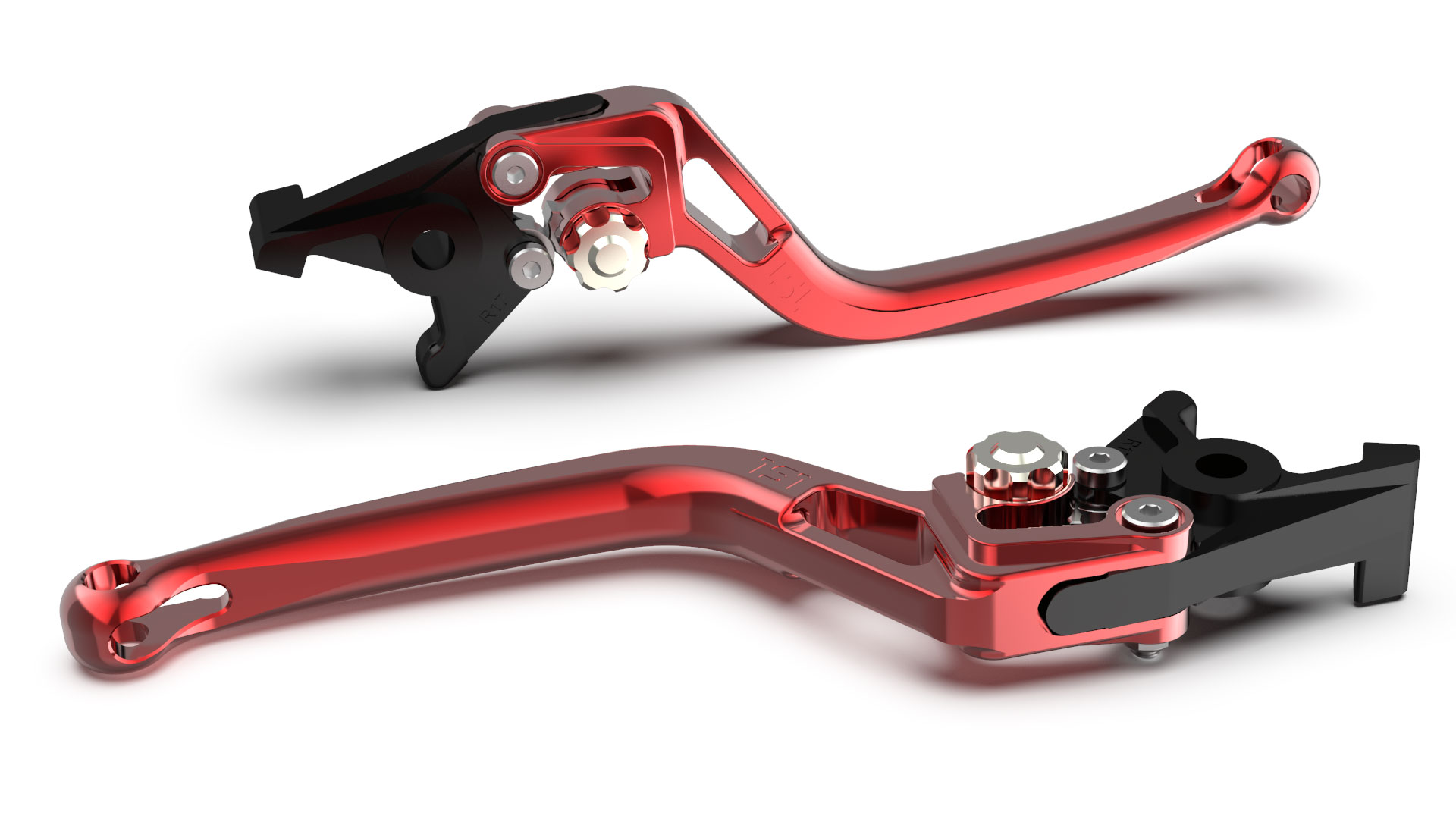 LSL Kupplungshebel BOW L83R, rot/silber