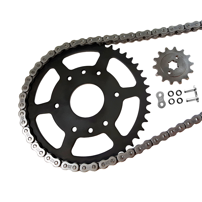 EK-Chain Kettensatz 530 MVXZ-2 für Yamaha YZF1000R1, Typ RN12, Modelljahr 2004-05 Farbe Chrom