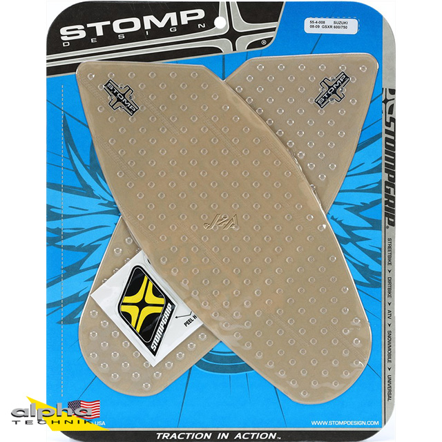 Stompgrip klar, Volcano, für Suzuki GSXR600, 2008-2010