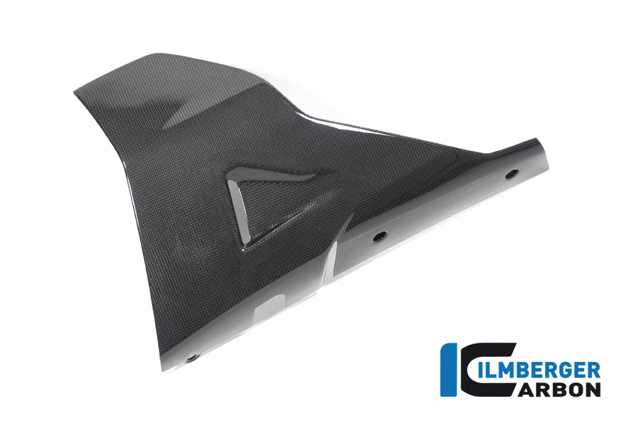 Ilmberger Carbon Motorspoiler links, glänzend, Ducati Diavel 1260 , 2019-