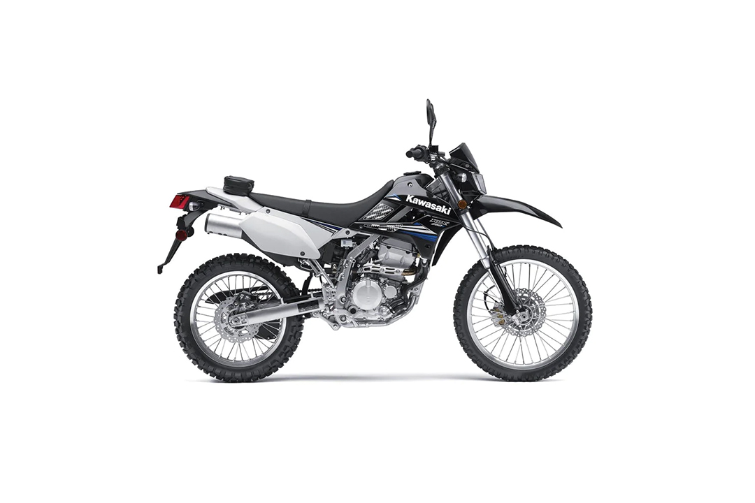 Stompgrip schwarz, Icon, für Kawasaki KLX250, 2009-18