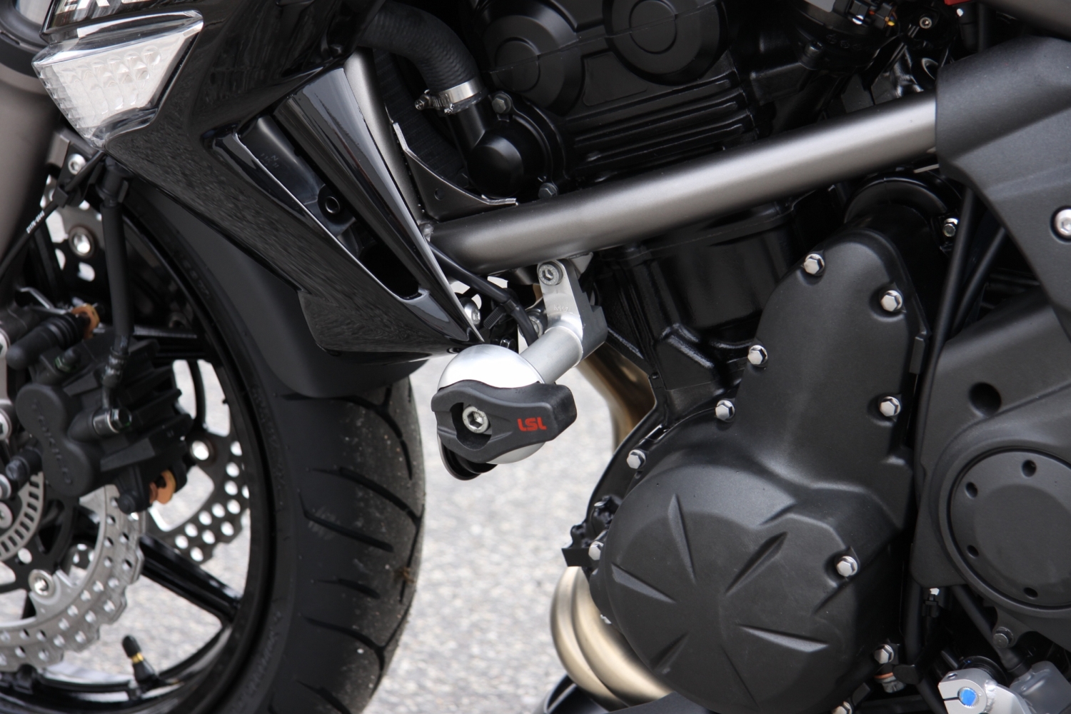 LSL Crash Pad Befestigungskit für Kawasaki ER-6n,  2009-2011