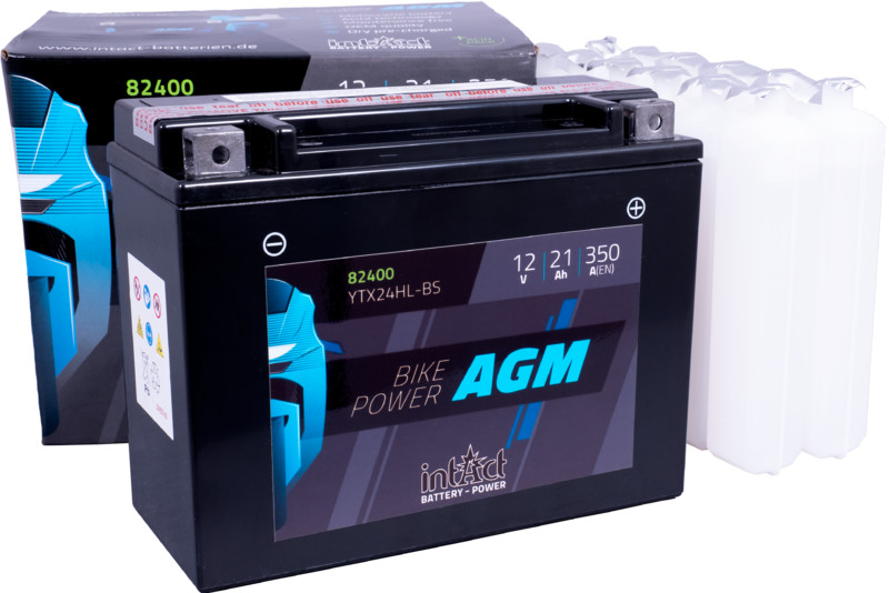 Intact AGM Batterie  YTX24HL-BS