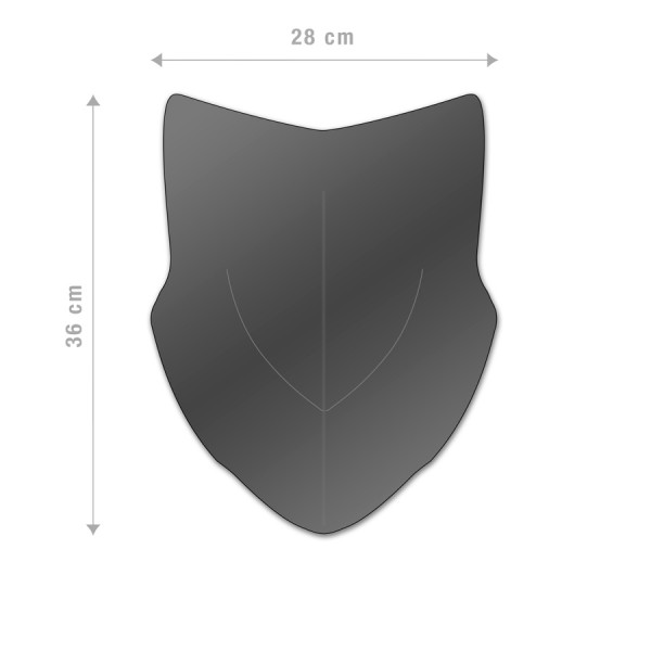 Barracuda Windschild Aerosport Plexiglas für Yamaha Tracer 700 2020-