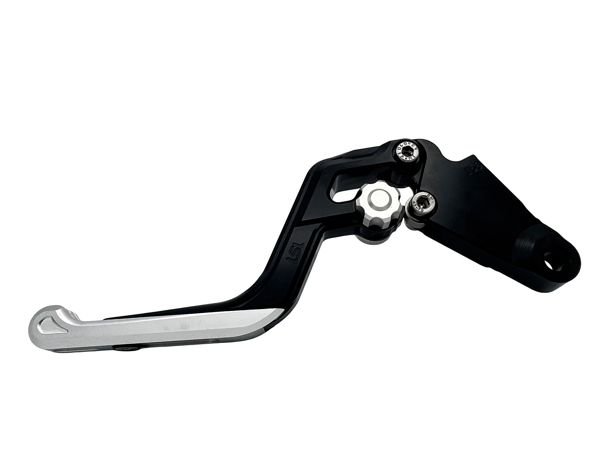 LSL ERGONIA Kupplungshebel L55R Schwarz/Silber/Silber