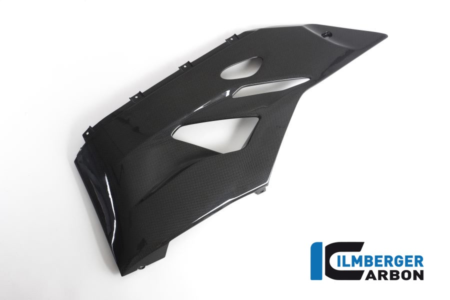 Ilmberger Carbon Verkleidungsunterteil links glanz, Carbon