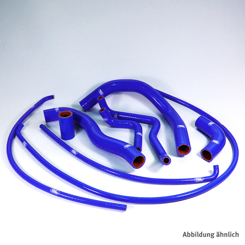 SAMCO SPORT Siliconschlauch Kit blau für Kawasaki Z1000 R Modelljahr 2014-2019