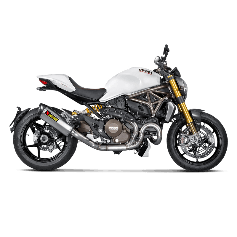 Akrapovic Link Pipe (Titanium) Auspuffanlage für Ducati Monster 1200R 2017-2020 Monster 1200 / 1200 S 2017-2020 Monster 821 2014-2020