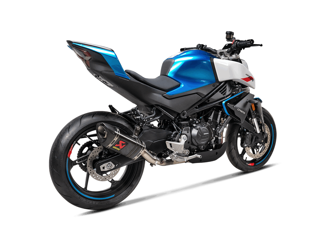 Akrapovic Slip-On Line (Carbon) für CFMOTO 450SR, 450NK ab Modelljahr 2024-2025