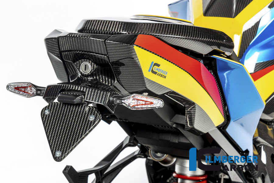 Ilmberger Carbon Kennzeichenträger (kurze Version), glänzend, BMW S1000XR 2020-