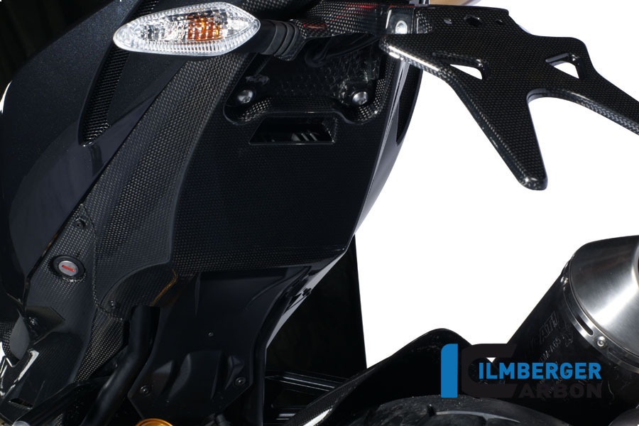 Ilmberger Carbon Rahmenheckabdeckung unten, Carbon
