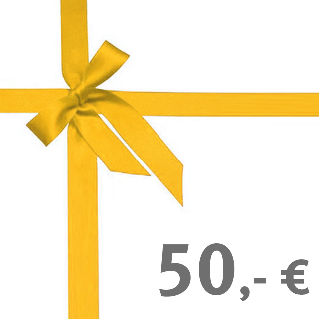 Geschenk-Gutschein 50,- Euro