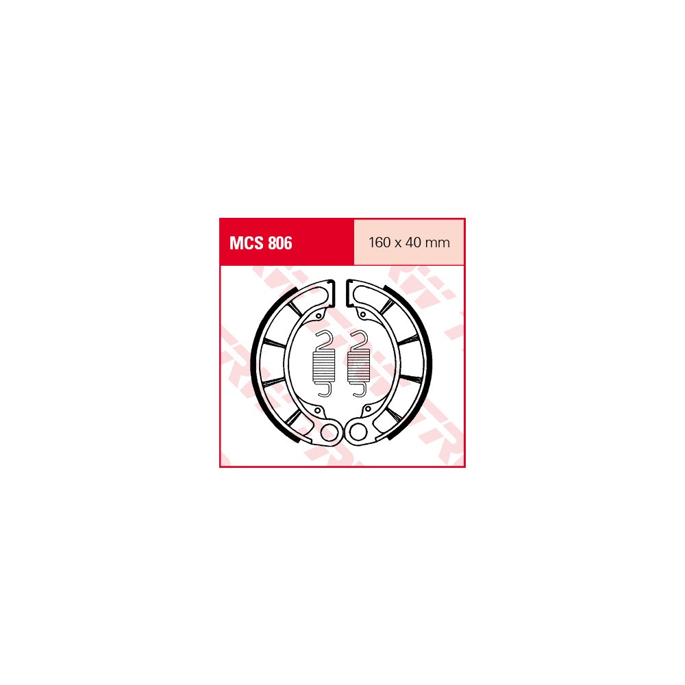 TRW LUCAS Bremsbackensatz MCS806