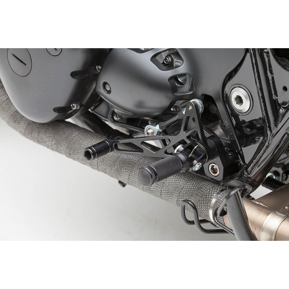 LSL Rastenanlage Midi, für Kawasaki W800, schwarz