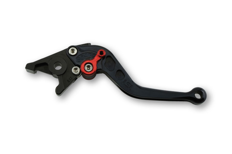 LSL Bremshebel Classic R82, kurz, schwarz/rot