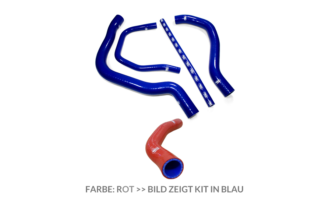SAMCO SPORT Siliconschlauch Kit rot für Yamaha YZF750R Modelljahr 1995-1998