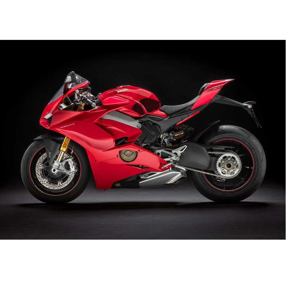 Stompgrip Traction Pads klar, für Ducati Panigale V4, Streetfighter V4, Superleggera V4 (siehe Verwendungsliste)