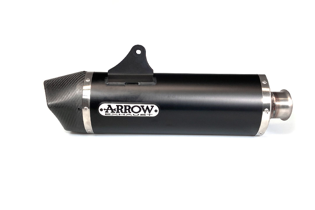 ARROW Auspuff MAXI RACE-TECH für KTM Adventure 1090/1190/1290 2013- aus  Aluminium, schwarz AR-71809AKN