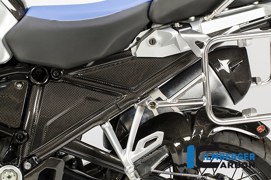 Ilmberger Carbon Heckrahmencover links, Carbon