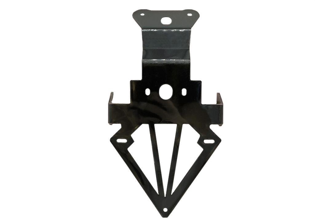 TRW Kennzeichenhalter Aluminium schwarz für Triumph Speed Triple 1050 Modelljahr 2005-2007