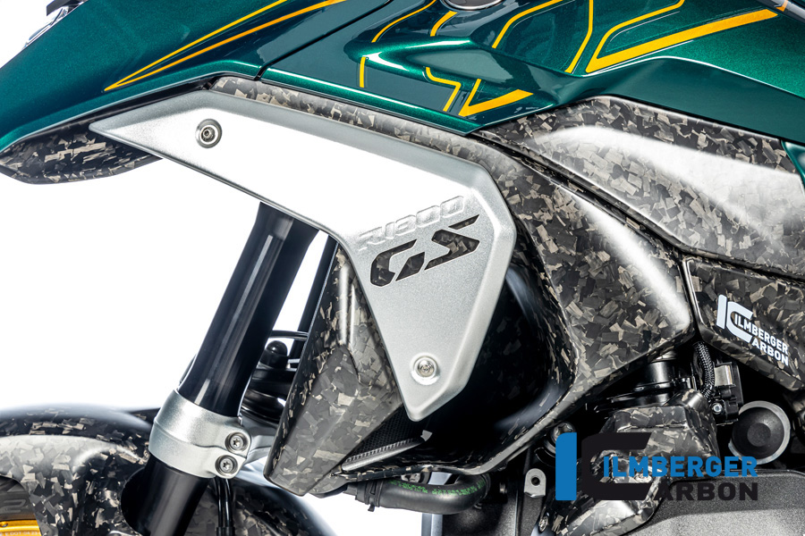 Ilmberger Carbon Luftauslassverkleidung links Black Diamond Carbon, matt, BMW R1300GS 2023-