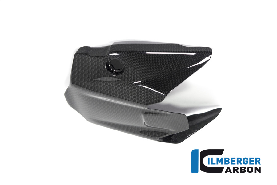 Ilmberger Carbon Untere Rahmenheckabdeckung, glänzend, Ducati Monster 1200, 1200S 2017-