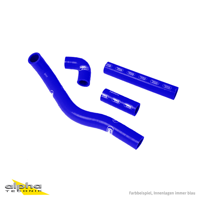 SAMCO SPORT Siliconschlauch Kit blau für Kawasaki KX500 Modelljahr 1983-2004