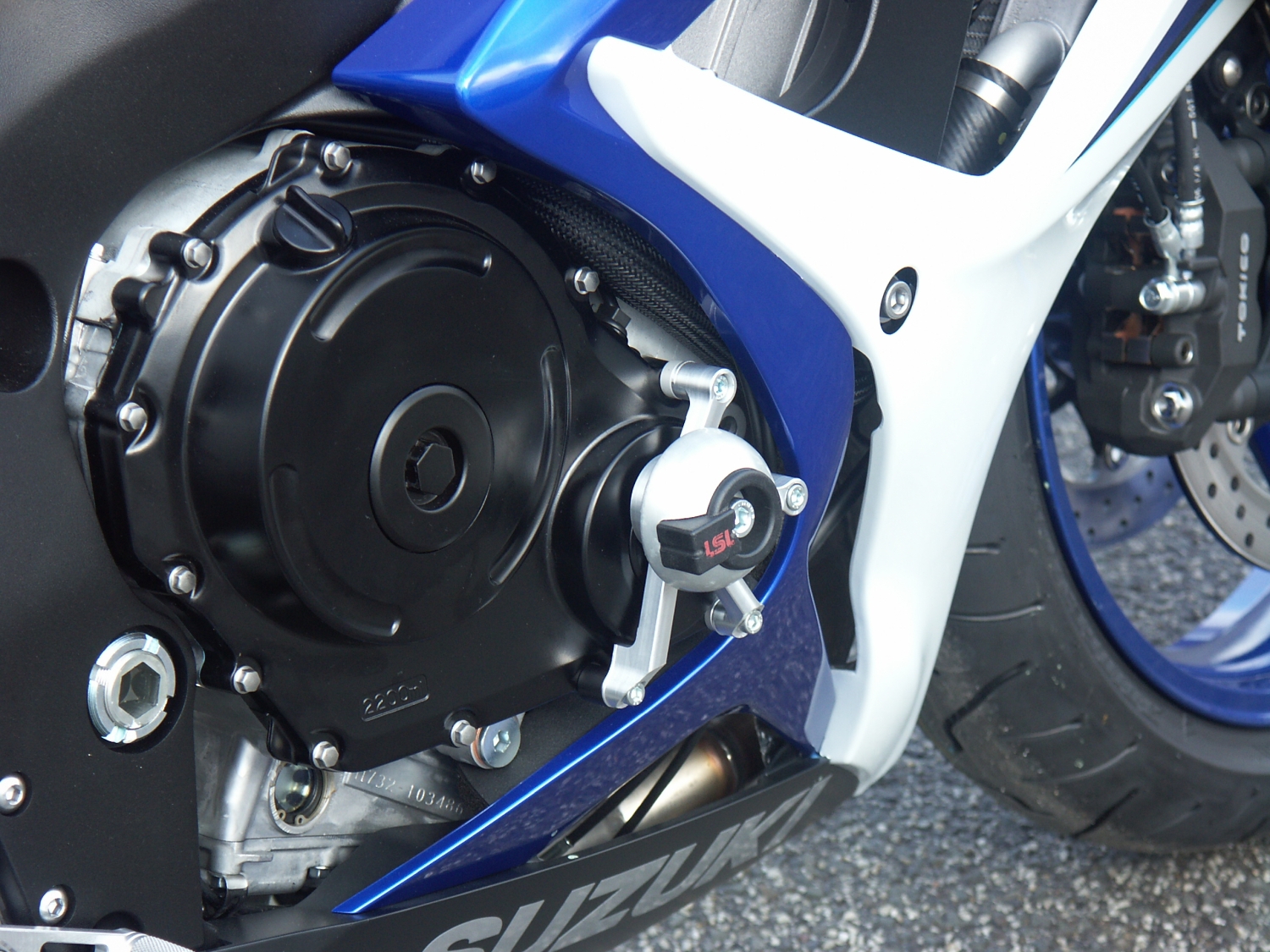 LSL Crash Pad Anbaukit für Suzuki GSX-R600/ GSX-R750,  2006-2010