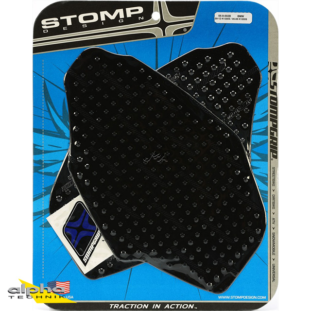 Stompgrip schwarz, Volcano, für BMW K1200S, 2003-2009, K1300S, 2009-2016