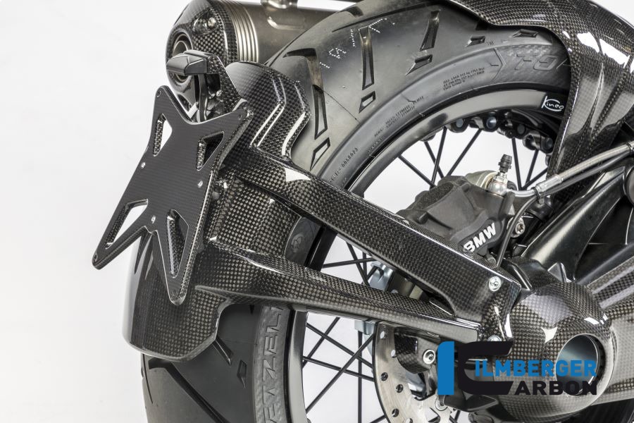 Ilmberger Carbon Spritzschutz incl. Kennzeichenträger