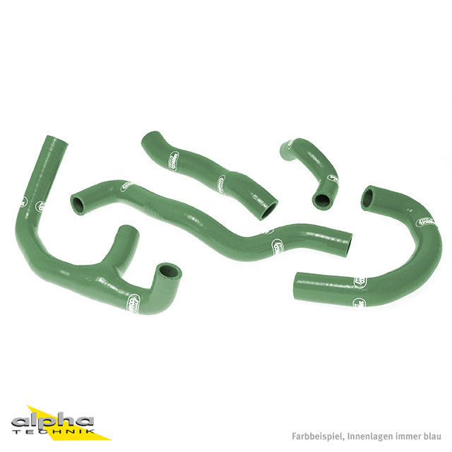 SAMCO SPORT Siliconschlauch Kit B.R. green für Aprilia RS250 Modelljahr 1994-2003