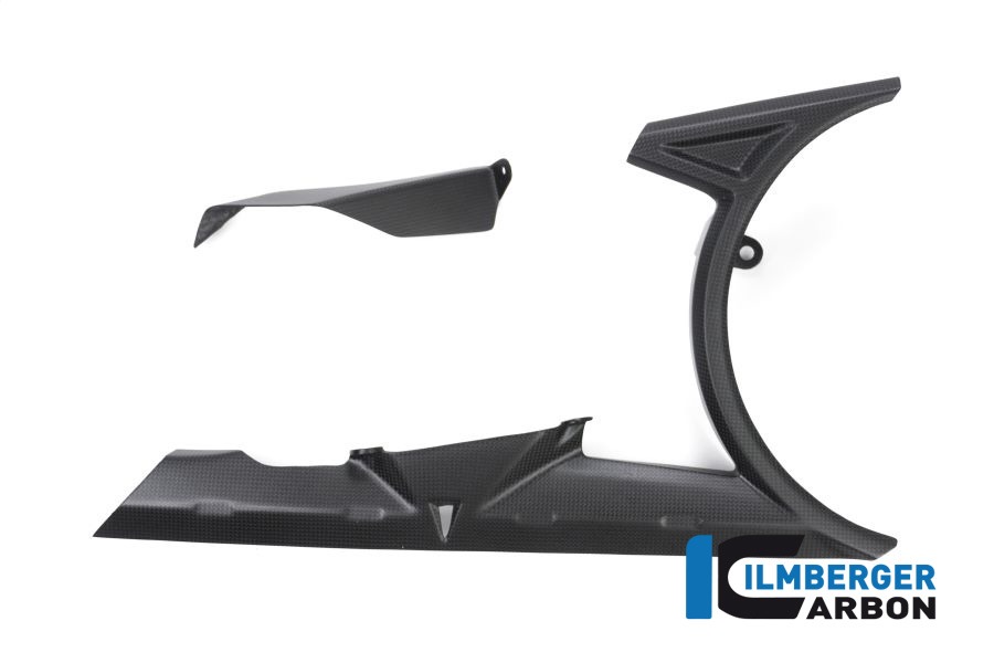 Ilmberger Carbon Beltabdeckung (2-tlg.) matt