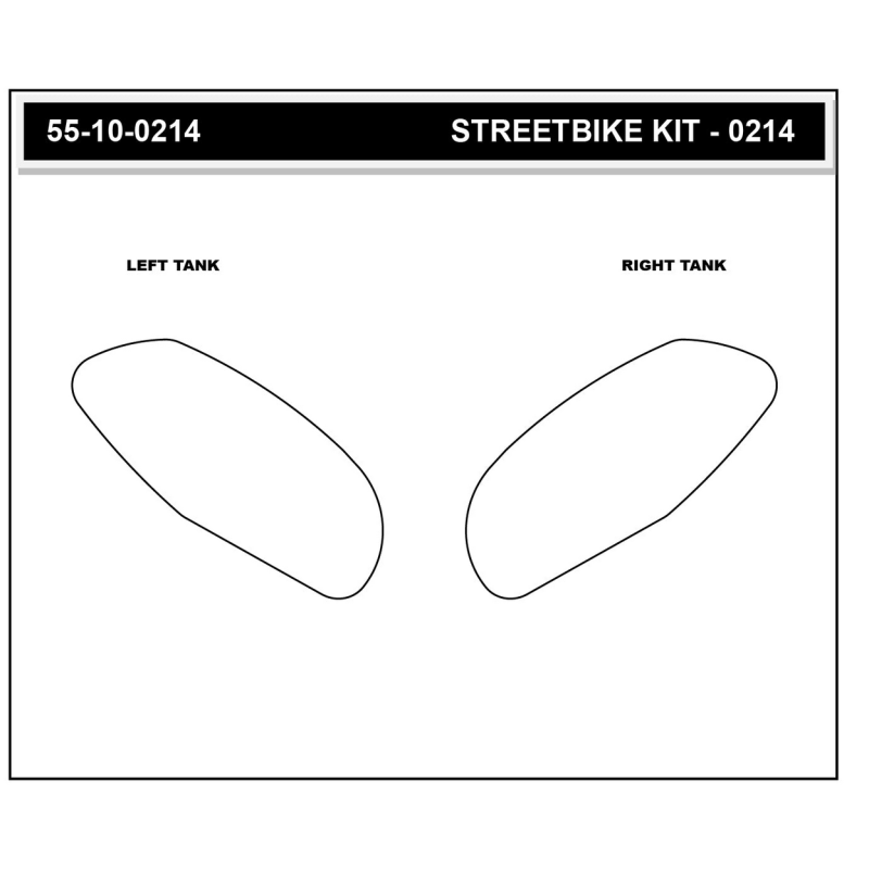 Stompgrip Tank Pad schwarz, Volcano, für Aprilia, RS 457 2024-2026