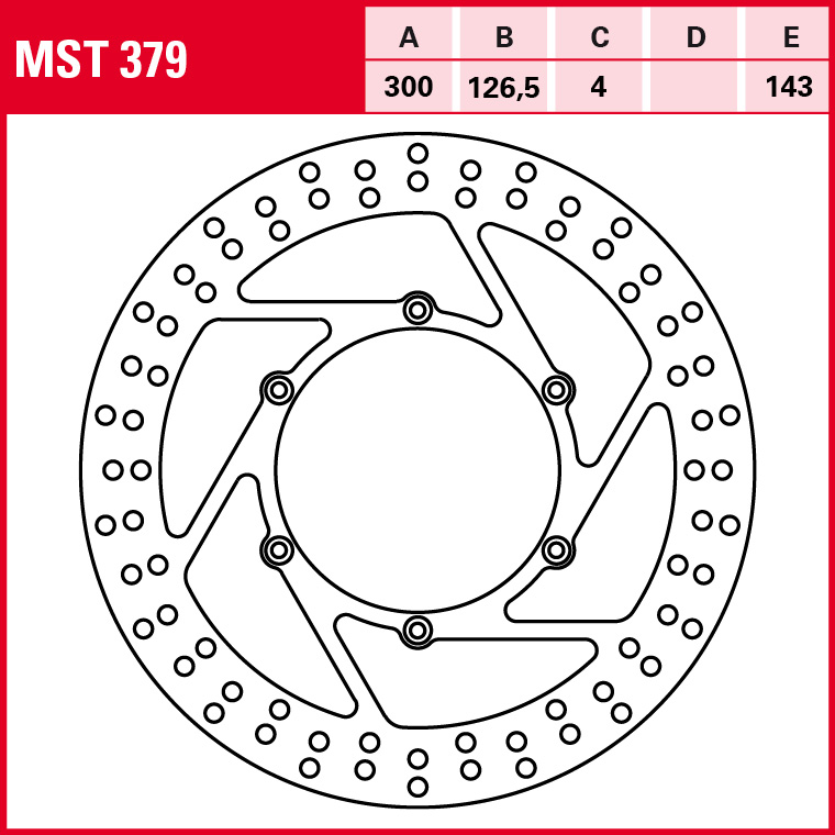 TRW Bremsscheibe Allround starr MST379