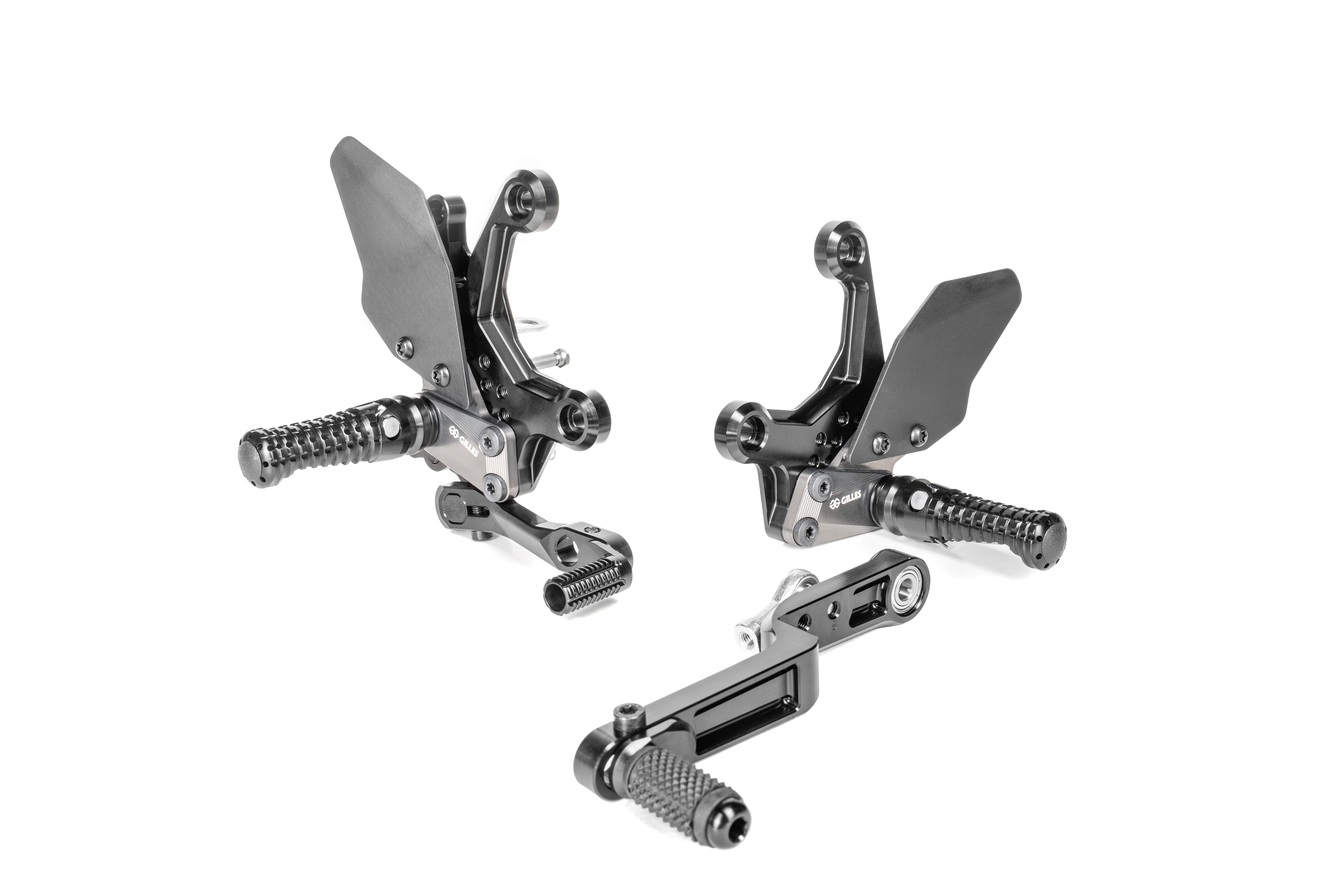 GILLES AS31GT3 Fußrastenanlage schwarz für Honda CB750 Hornet 2023- , CBR500R 2021-