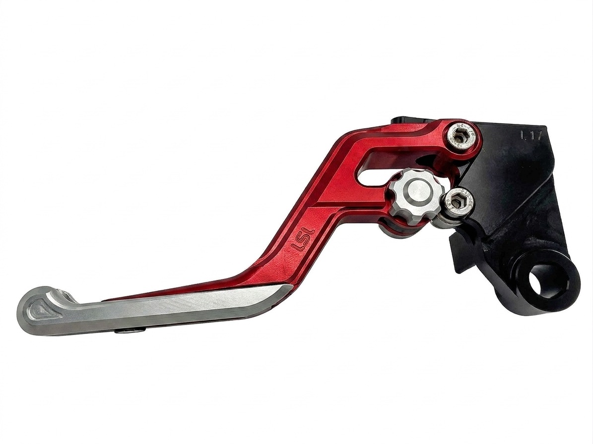 LSL ERGONIA Kupplungshebel L16 Rot/Silber/Silber